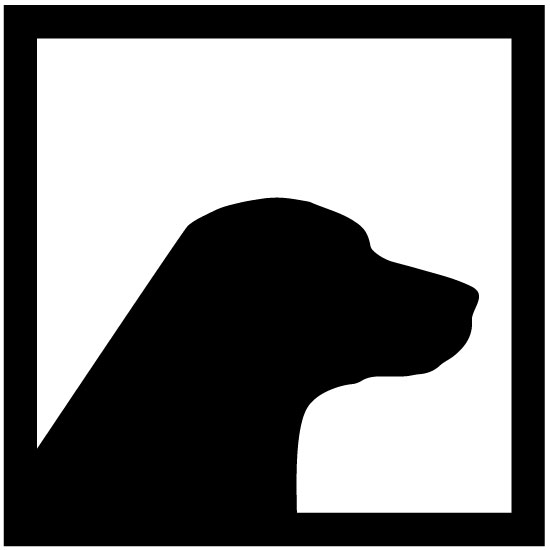 Black Dog Icon